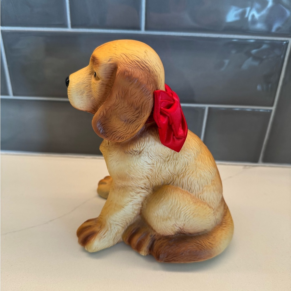 Yellow Labrador Retriever Musical Figure - Picture 4 of 6